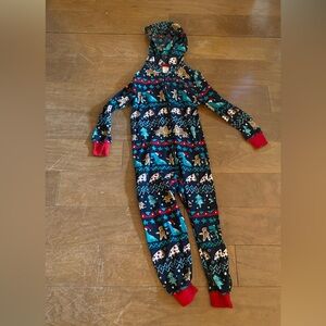 Cat & Jack Festive Kids One Piece with Red Accents